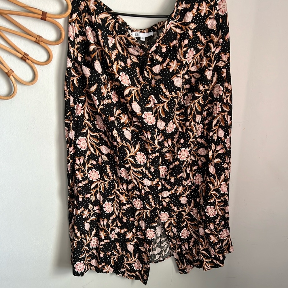 Nordstrom DR2 Floral Midi Skirt